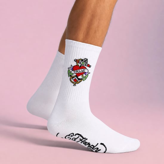 5 Paar Herren Weiße Kniestrümpfe Leichte Sportsocken - Image 4