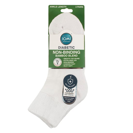 3er-Pack Unisex Bambus Diabetiker Knöchelsocken Weich Atmungsaktiv Sanfte Passform Alltag - Image 2