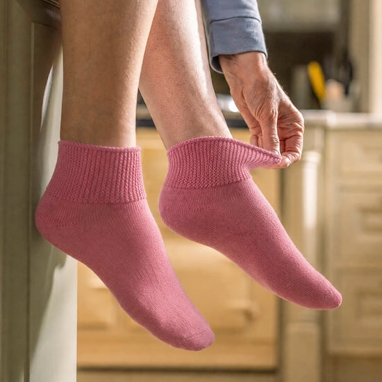 3er-Pack Unisex Bambus Diabetiker Knöchelsocken Weich Atmungsaktiv Sanfte Passform Alltag - Image 3
