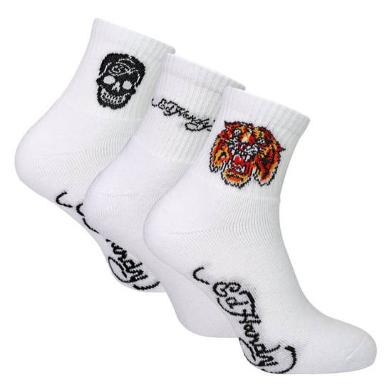 3 Paar Herren Weiße Knöchelsocken Leichtgewicht - Image 1