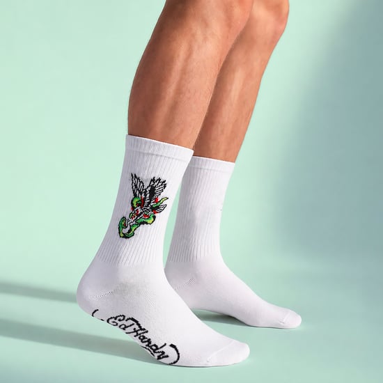 5 Paar Herren Weiße Kniestrümpfe Leichte Sportsocken - Image 5