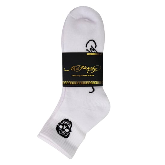 3 Paar Herren Weiße Knöchelsocken Leichtgewicht - Image 2