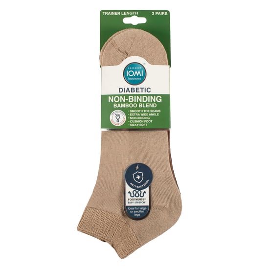3er-Pack Unisex Bambus Diabetes-Trainersocken Weich Atmungsaktiv Sanfter Sitz Alltag - Image 2