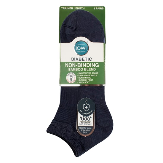 3er Pack Unisex Bambus Diabetiker Socken Weich Atmungsaktiv Angenehme Passform Alltag - Image 2