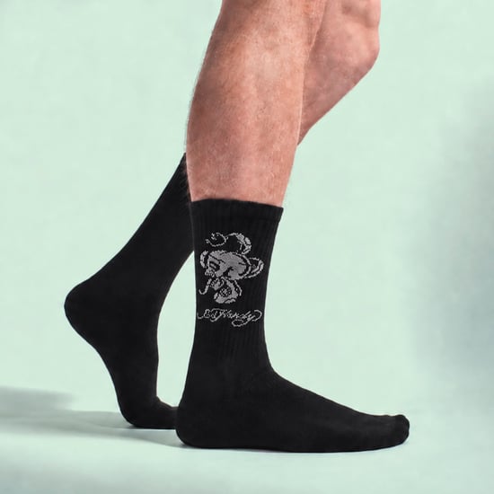 5 Paar Herren Schwarze Crew-Socken Leichtgewicht Atmungsaktive Sportsocken - Image 5