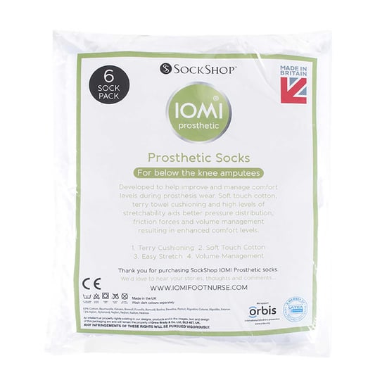 6er-Pack Prothesensocken für Unterschenkelamputierte - Image 2