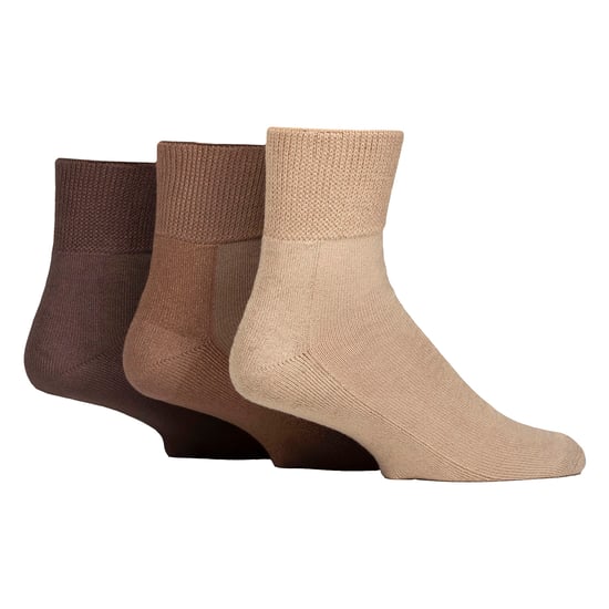 3er-Pack Unisex Bambus Diabetikersocken für den Knöchel, weich, atmungsaktiv, sanfte Passform für den Alltag - Image 1