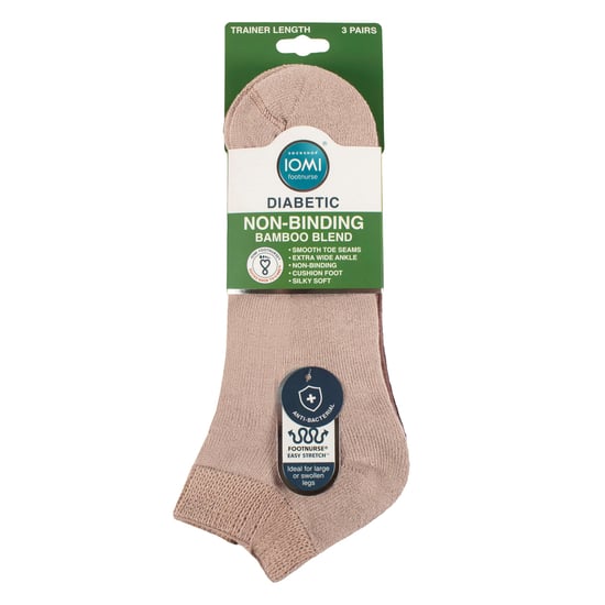 3er-Pack Unisex-Bambus Diabetiker-Socken Weich Atmungsaktiv Sanfte Passform Alltag - Image 2