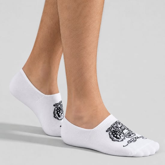 Ed Hardy 5er-Pack Herren Baumwollreiche, unsichtbare Low-Cut Sportsocken - Mehrfarbig - Image 4