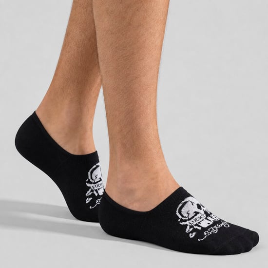 Ed Hardy 5er-Pack Herren Baumwollreiche, unsichtbare Low-Cut Sportsocken - Mehrfarbig - Image 5