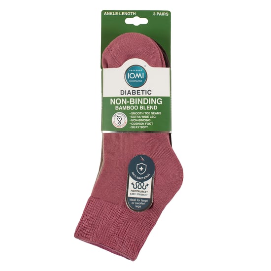 3er-Pack Unisex Bambus Diabetiker Knöchelsocken Weich Atmungsaktiv Sanfte Passform Für Jeden Tag - Image 2