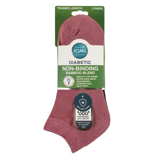 3er Pack Unisex Bambus Diabetiker Socken Weich Atmungsaktiv Sanfte Passform Alltag - Image 2
