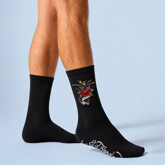 5 Paar Herren schwarze Crew atmungsaktive Socken - Image 3