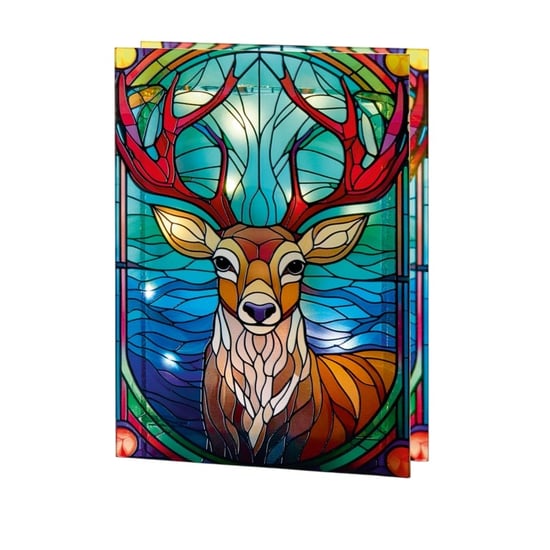 Premier - Rentier Weihnachtsdekoration, Glas (Bunt) - Image 1