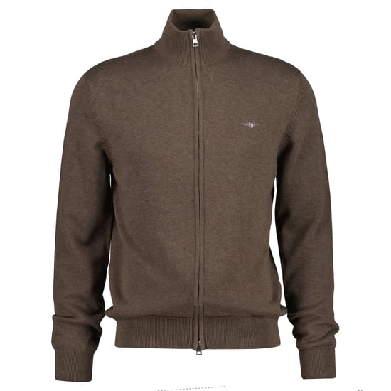 Gant Casual Cotton Zip Strickjacke - Image 1