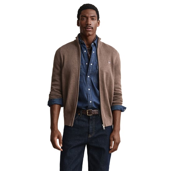 Gant Casual Cotton Zip Strickjacke - Image 4