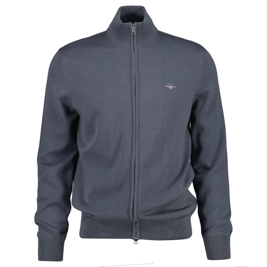 Gant Casual Cotton Zip Strickjacke - Image 1