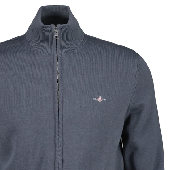 Gant Casual Cotton Zip Strickjacke - Image 2