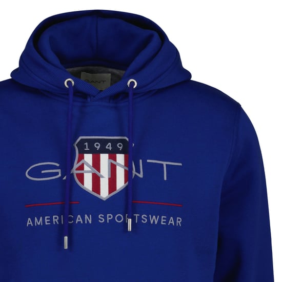 Gant Regular Archive Shield Hoodie Sweatshirt - Image 2