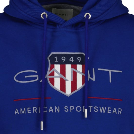 Gant Regular Archive Shield Hoodie Sweatshirt - Image 3