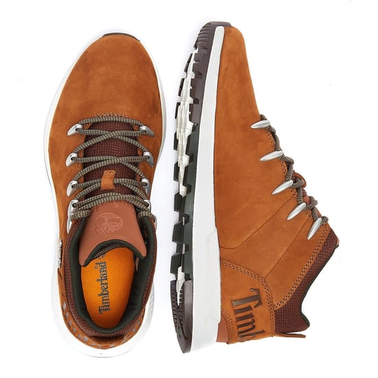 Timberland Sprint Trekker Nubuck Mid Mens Rust Brown Stiefel - Image 6