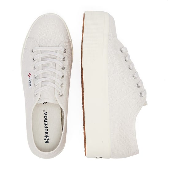 Superga Classic Flatforms 2790 Damen Grau Turnschuhe - Image 6