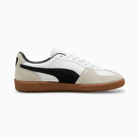 Puma Palermo Leder-Sneaker, Weiß/Schwarz - Image 2