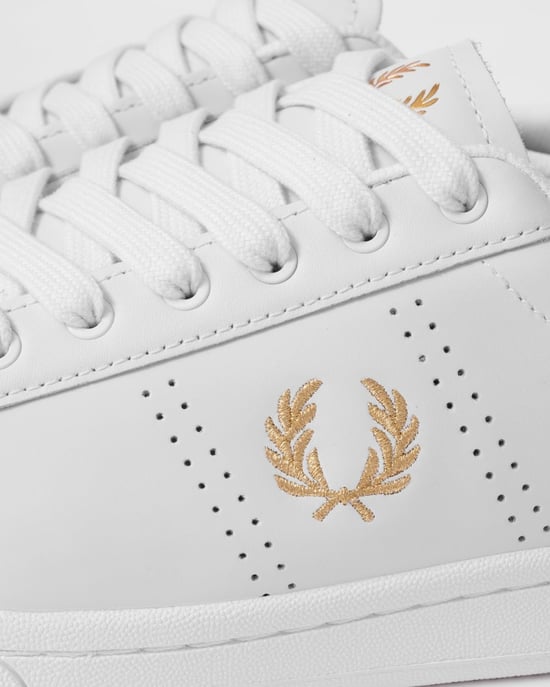 Fred Perry Cupsole Leder Herren Weiße Sneakers - Image 5