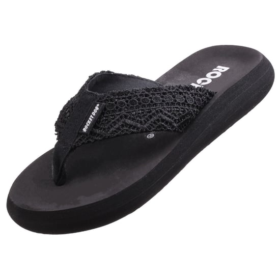 Rocket Dog Spotlight Lima Stoff Damenschwarz Sandalen - Image 3