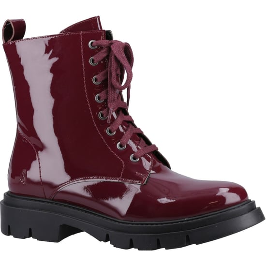 Hush Puppies Rhea Leder Damen Bordeaux Stiefel - Image 1