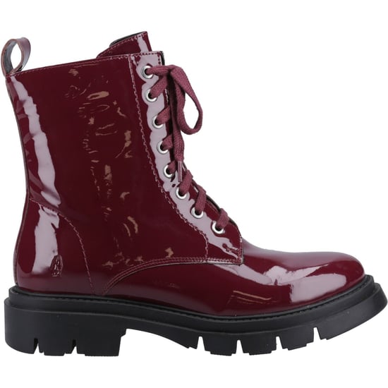 Hush Puppies Rhea Leder Damen Bordeaux Stiefel - Image 5