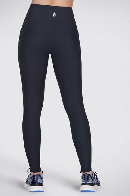 Goflex Rib Fl Hw Leggings Kühn Schwarz - Image 3
