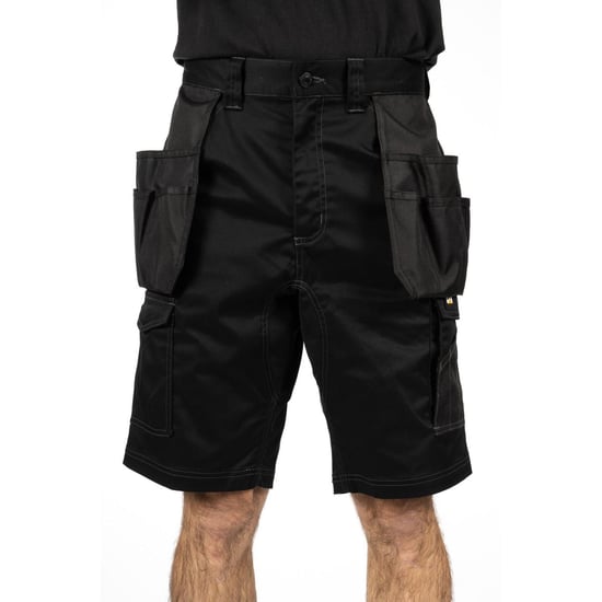 Caterpillar Essential Stretch Holster Polyester Herren Schwarz Arbeitsshorts - Image 1