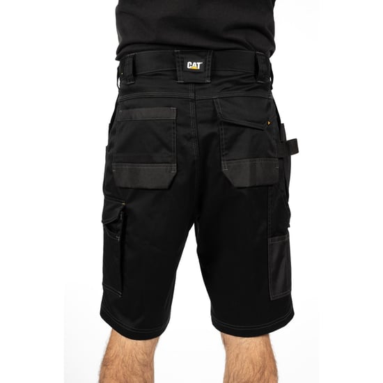 Caterpillar Essential Stretch Holster Polyester Herren Schwarz Arbeitsshorts - Image 2