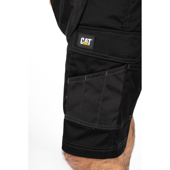 Caterpillar Essential Stretch Holster Polyester Herren Schwarz Arbeitsshorts - Image 6