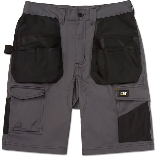 Caterpillar Essential Stretch Holster Polyester Herren Graue Arbeitsshorts - Image 4