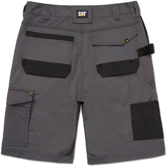 Caterpillar Essential Stretch Holster Polyester Herren Graue Arbeitsshorts - Image 5
