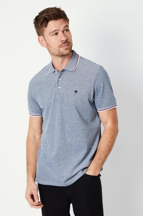 Birdseye Tipped Polo - Image 1