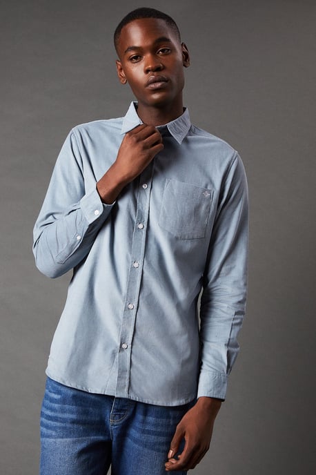 Corduroy Long Sleeve Shirt - Image 1