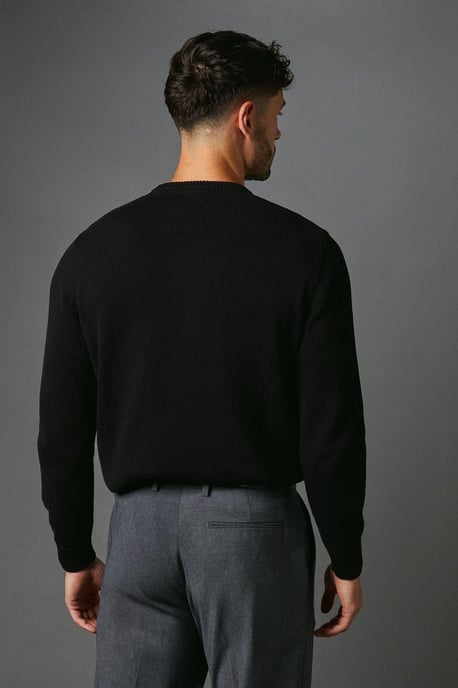 Premium Pure Cotton Crew Neck Jumper - Image 2