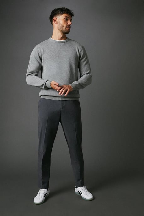 Premium Pure Cotton Crew Neck Jumper - Image 2