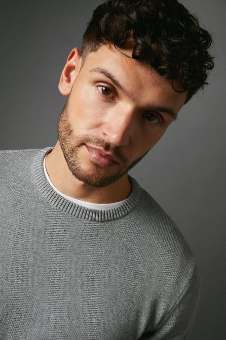 Premium Pure Cotton Crew Neck Jumper - Image 4