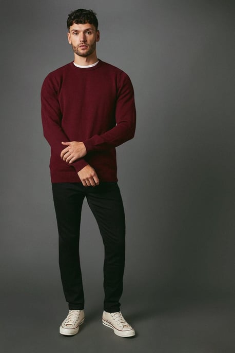 Premium Pure Cotton Crew Neck Jumper - Image 2