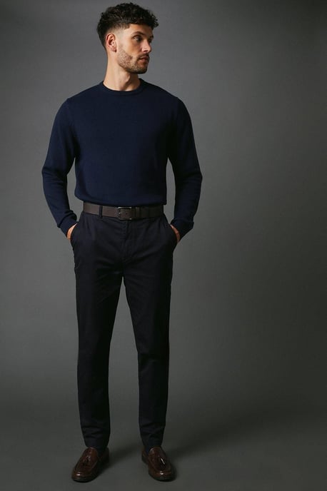 Premium Pure Cotton Crew Neck Jumper - Image 2
