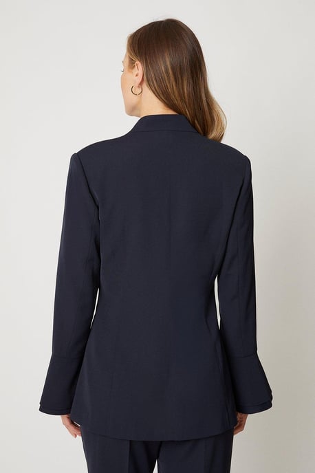 Premium Fluted Sleeve Edge To Edge Jacket - Image 3