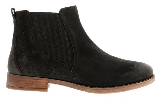 Hush Puppies Edith Damen Lederstiefelette Schwarz - Image 4