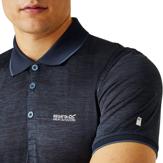 Regatta Mens Remex II Short Sleeve Quick Drying Polo Shirt - Image 3