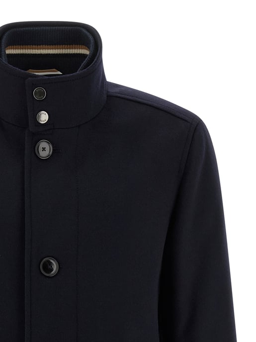 Hugo Boss Blauer Wollmantel - Image 3