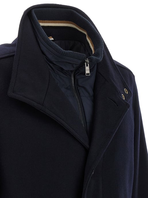 Hugo Boss Blauer Wollmantel - Image 4