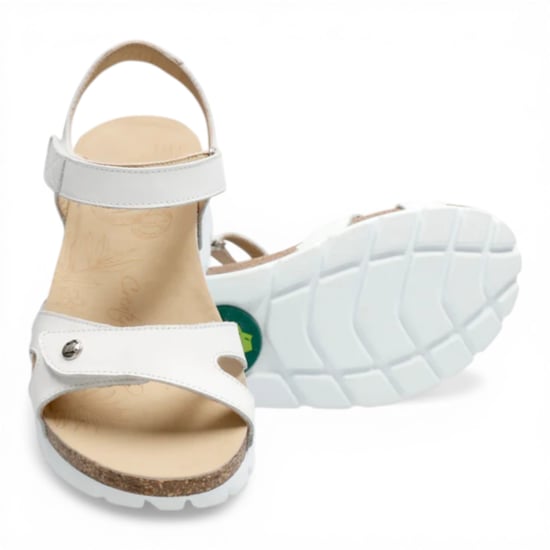Panama Jack Damen-Wedge-Weißleder-Leder-Plateausandalen – Sulia B1 - Image 6